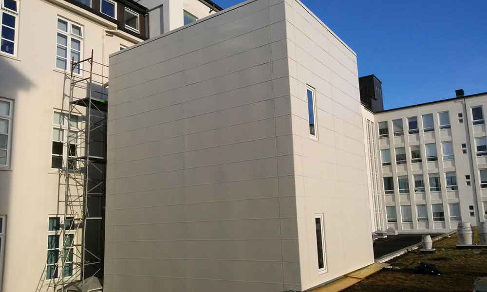 Lyftuhús við Landspítala Hringbraut 2